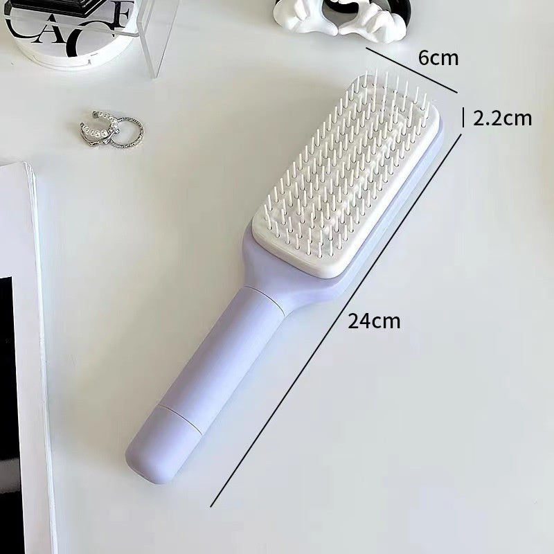 Magic self cleaning brush