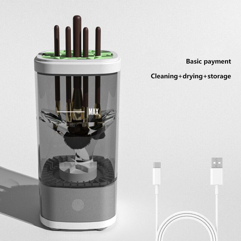 ماكينة غسيل فرش المكياج بوصلة USB - راحتك في تنظيف الفرش