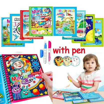 كتاب التلوين السحري مع القلم الماجيك عرض القطعتين😍