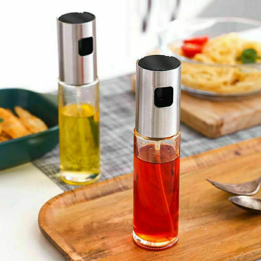 بخاخ زيت زجاج 100ML متعدد الاستخدامات للطهي والسلطات😍