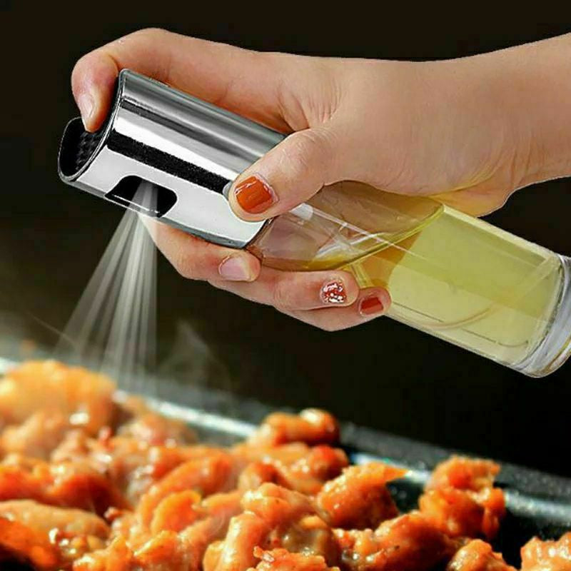 بخاخ زيت زجاج 100ML متعدد الاستخدامات للطهي والسلطات😍