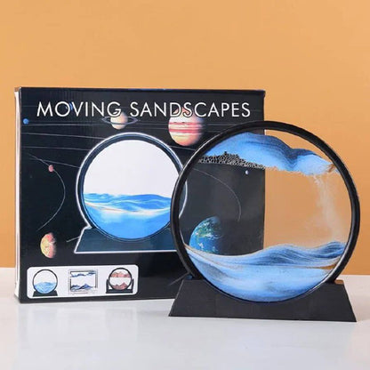 ساعة الرمال المتحركة ثلاثية الأبعاد 3D😍