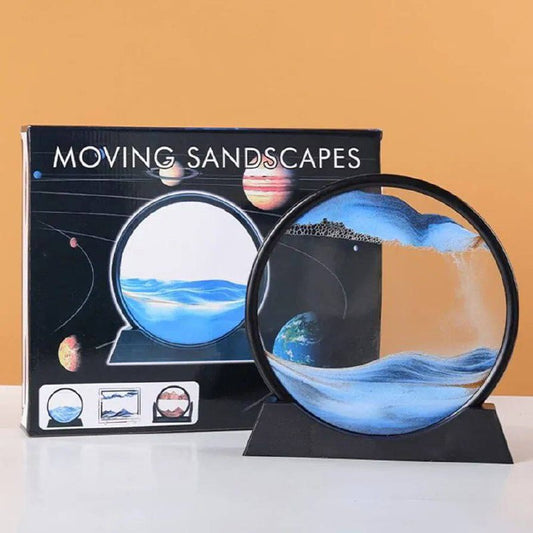 ساعة الرمال المتحركة ثلاثية الأبعاد 3D😍