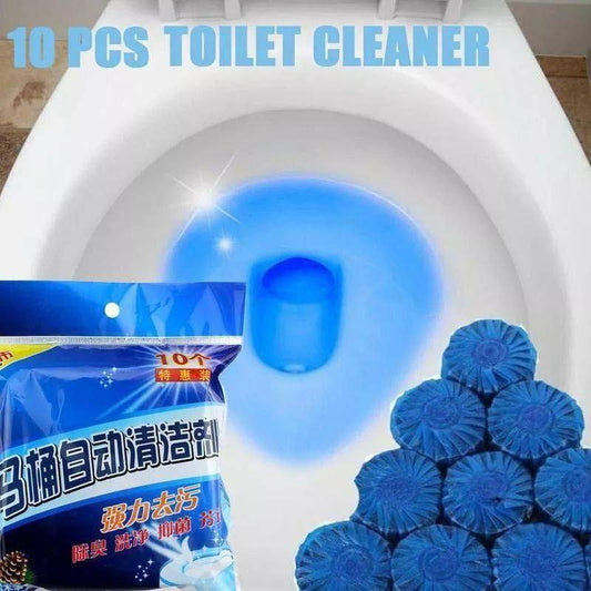اقراص تنظيف التواليت الزرقاء🚽✨(كيس 10 اقراص)