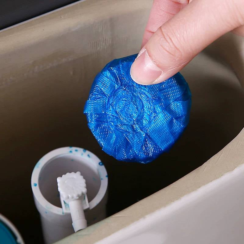 اقراص تنظيف التواليت الزرقاء🚽✨(كيس 10 اقراص)