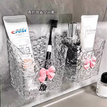 حامل فرش الميكب والإكسسوارات الأكريليك🧼✨