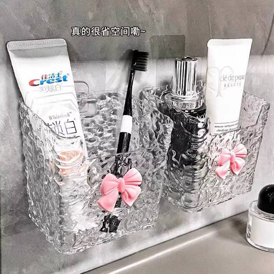 حامل فرش الميكب والإكسسوارات الأكريليك🧼✨