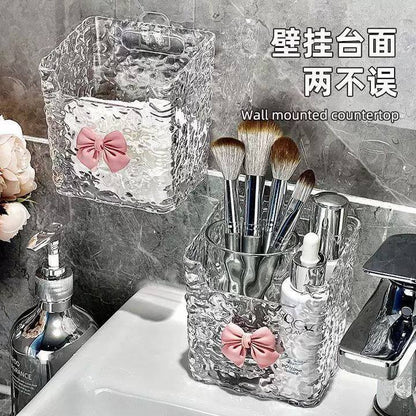حامل فرش الميكب والإكسسوارات الأكريليك🧼✨