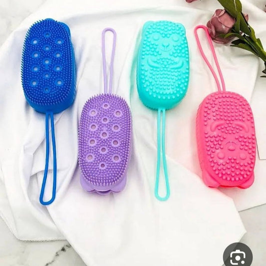 ليفة استحمام سيليكون 4×1😍🧼 (عرض القطعتين)