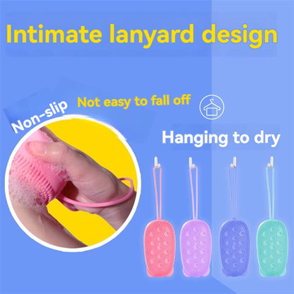 ليفة استحمام سيليكون 4×1😍🧼 (عرض القطعتين)