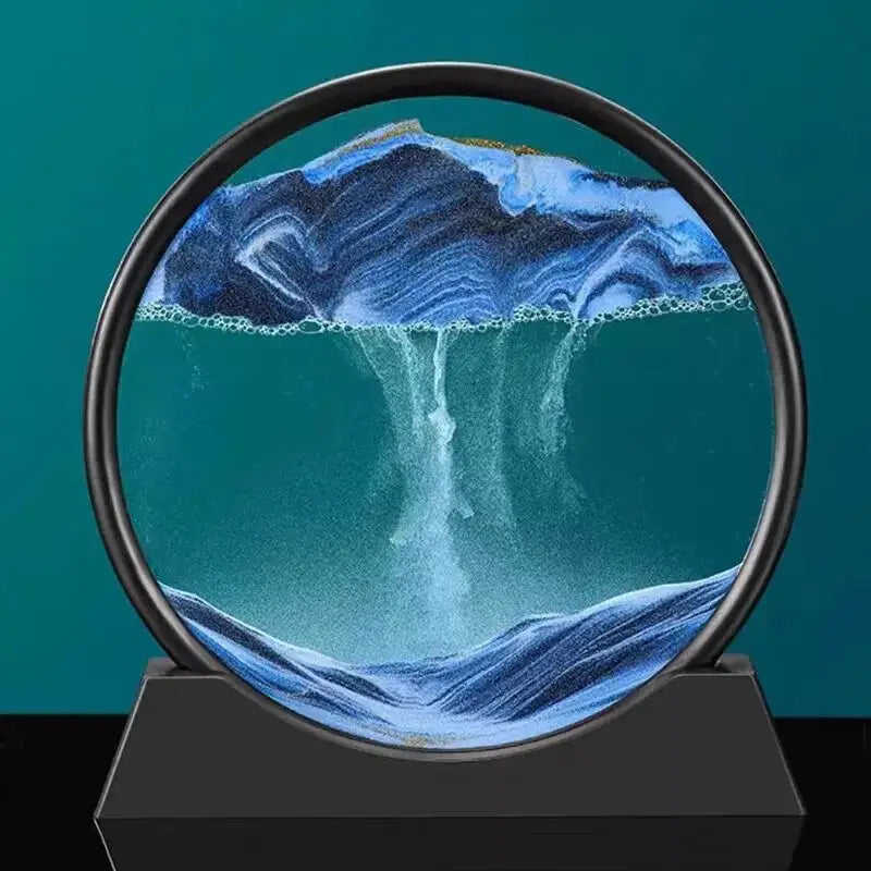 ساعة الرمال المتحركة ثلاثية الأبعاد 3D😍
