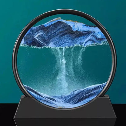 ساعة الرمال المتحركة ثلاثية الأبعاد 3D😍