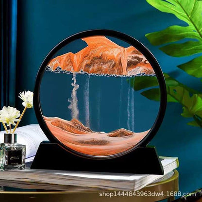 ساعة الرمال المتحركة ثلاثية الأبعاد 3D😍