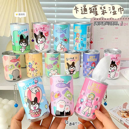 مناديل مبللة شكل كانز🌸